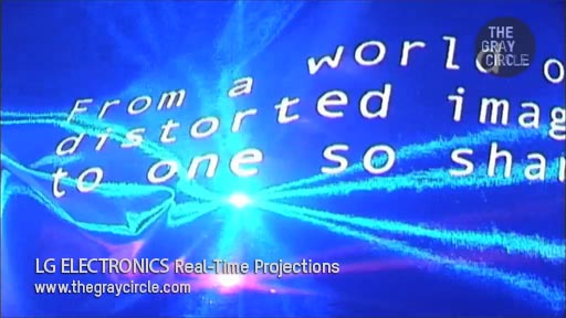 LG ELECTRONICS Real Time Projections - The Gray Circle 2