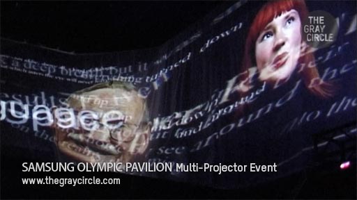 SAMSUNG OLYMPIC PAVILION Multi-Projector Event - The Gray Circle