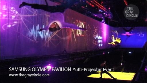 SAMSUNG OLYMPIC PAVILION Multi-Projector Event - The Gray Circle