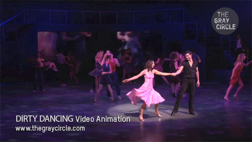 DIRTY DANCING Video Animation on stage - The Gray Circle 3