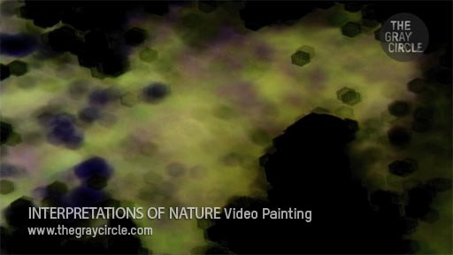 INTERPRETATIONS OF NATURE Video Painting - The Gray Circle 2