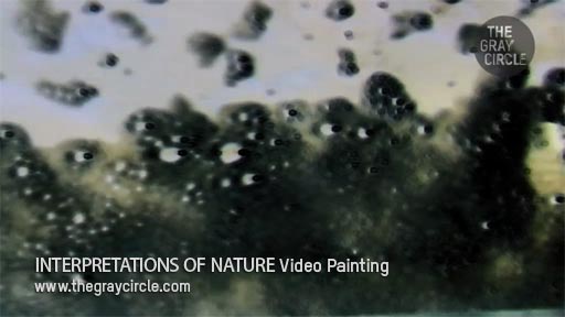 INTERPRETATIONS OF NATURE Video Painting - The Gray Circle 3